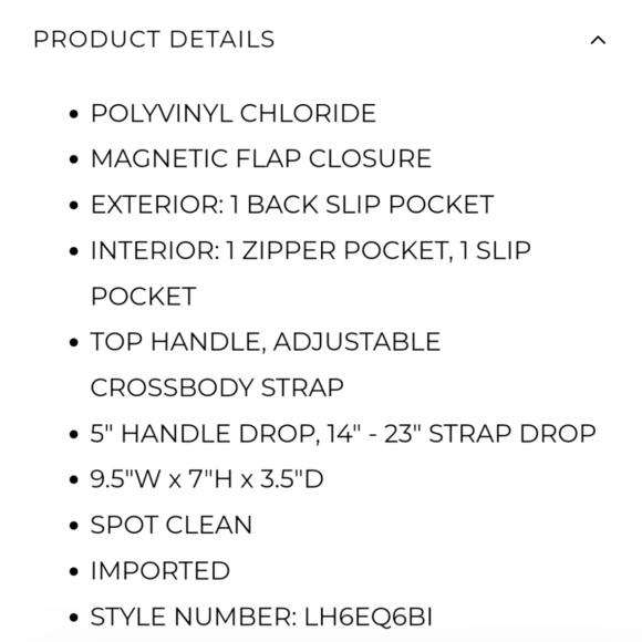 🔹️Karl Lagerfeld 🔹️Simone Flap Multi Rivet DENIM  Crossbody NWT - Picture 4 of 4